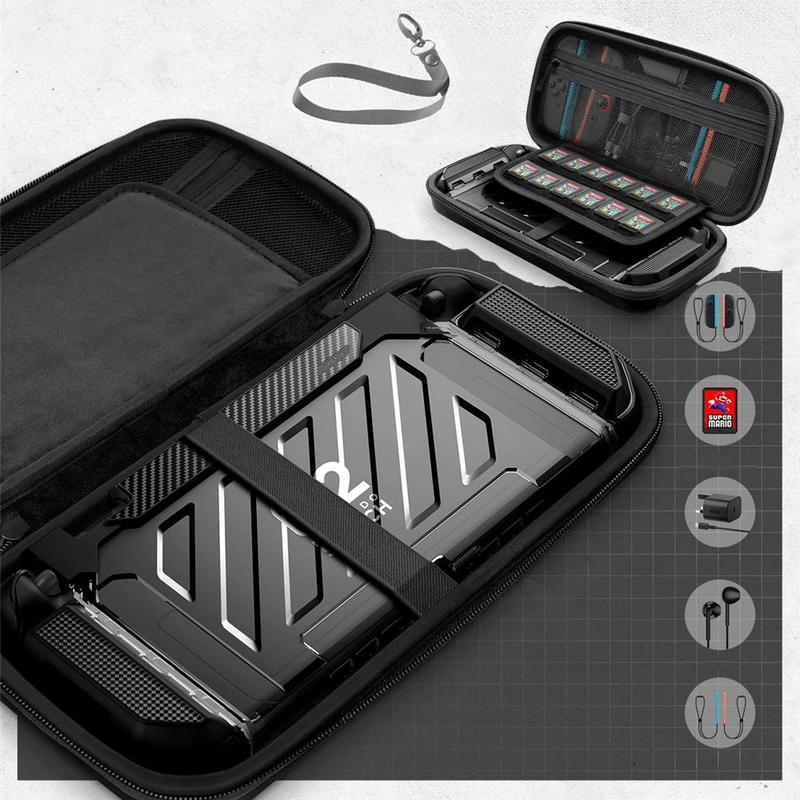 Supcase carrying plus for nintendo switch 2 black (new)-null
