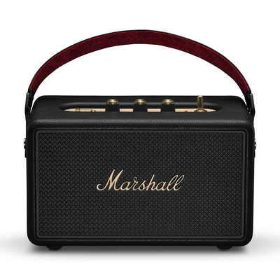 Marshall kilburn III portable bluetooth speaker 50w up to 50 hours, Black & Brass, medium