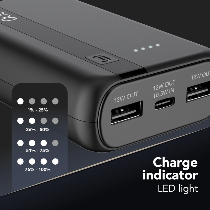 Cellularline pbentry10000k power bank 10000mAh 12w-null