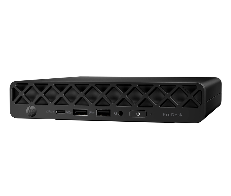 Hp prodesk 4 mini g1i ai b6yz8et mini pc core ultra 5 235t 14-core 16GB ddr5 512GB nvme SSD windows 11 pro black-null