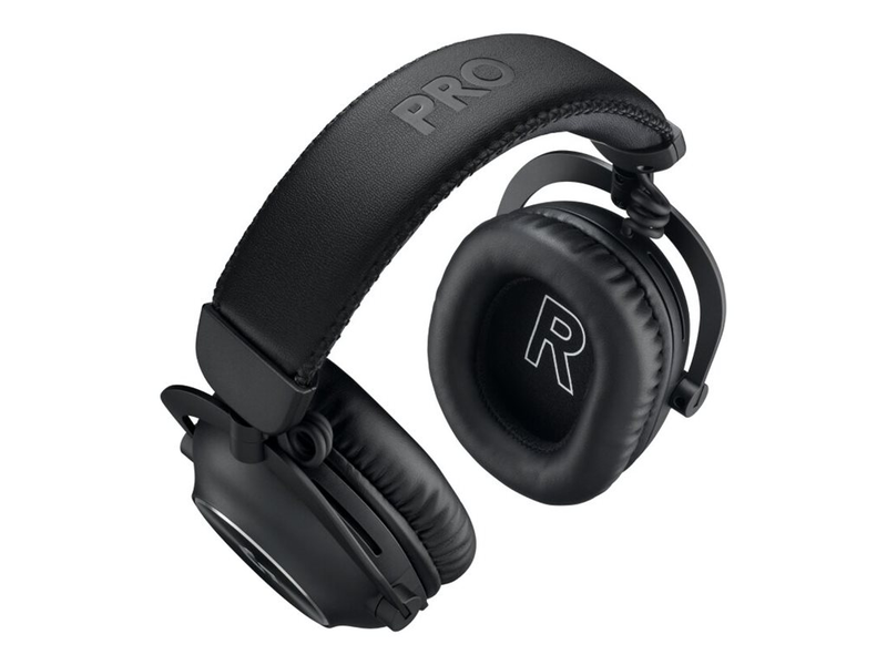 Logitech g pro x 2 lightspeed wireless gaming headset 50mm graphene bluetooth 3.5mm blue vo!ce mic 50h black-null