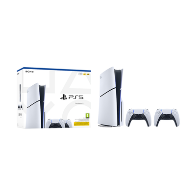 PS5 standard edition 1TB & dualsense bundle, White-black, medium