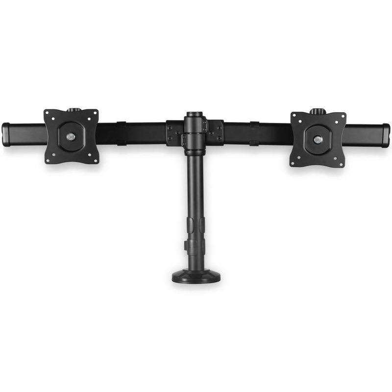 Startech.com armbarduog dual monitor desk arm crossbar for two 13-27 inch displays 8kg clamp grommet black-null
