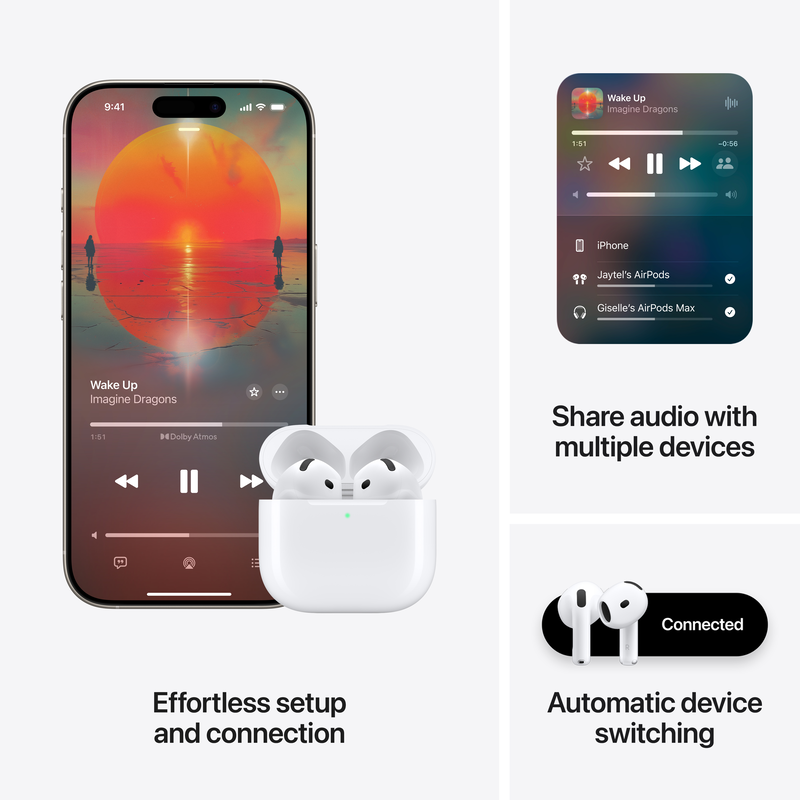 Apple &alpha;&sigma;ύ&rho;&mu;&alpha;&tau;&alpha; &alpha;&kappa;&omicron;&upsilon;&sigma;&tau;&iota;&kappa;ά &psi;&epsilon;ί&rho;&epsilon;&sigmaf; AirPods 4-null