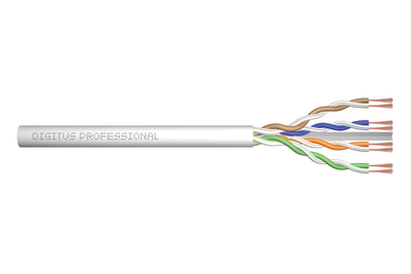 Digitus professional / bulk cable / 100 m / utp / cat 6a / halogen-free / grey-null