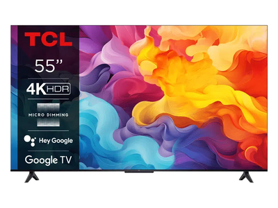 Tcl smart τηλεόραση 55" 4k led 55v6b, Black, medium