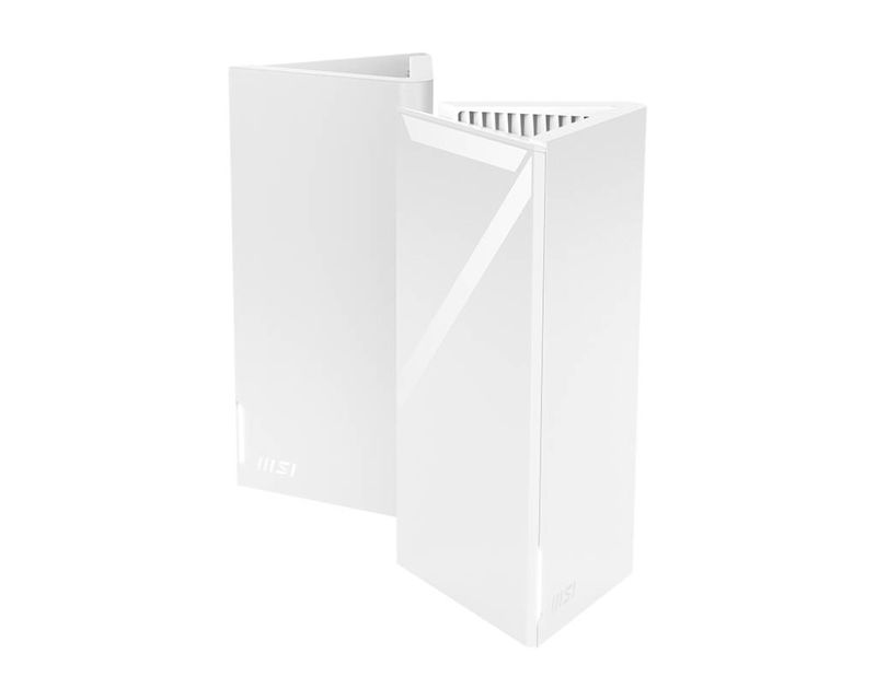 Msi roamii be lite dual-band Wi-Fi 7 mesh system 2-pack be5000 5GBps 2.5G port 5800 sq ft 120 devices white-null