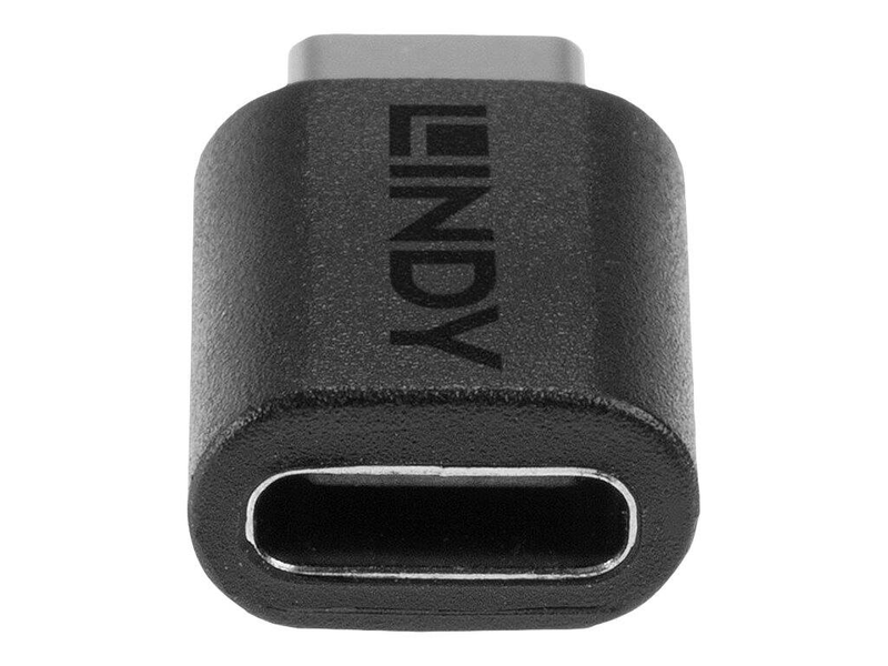 Lindy / USB adapter / 24 pin USB-c (f) to 24 pin USB-c (m) / USB 3.2 Gen 2 / black-null