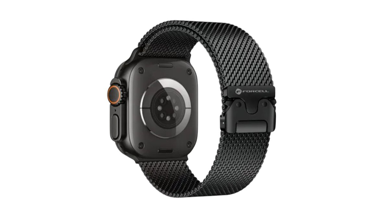 Apple watch strap forcell f-design fa11 clasp steel 38 / 40 / 41 mm black, , medium-null