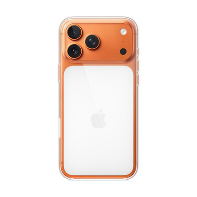 iPhone 17 pro max silicone clear case with MagSafe, Transparent, medium