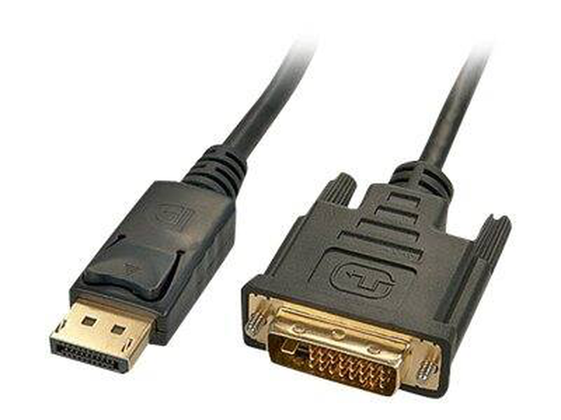 Lindy - displayport cable - displayport (m) to dvi-d (m) - 1 m - black-null