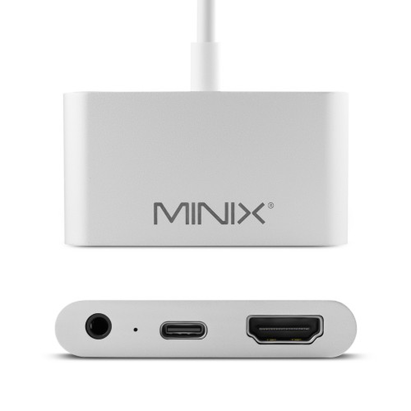 Minix USB c to 4k HDMI and audio jack adapter, , medium image number null