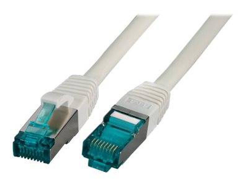 Efb-elektronik / patch cable / rj-45 (m) to rj-45 (m) / 7.5 m / 6 mm / s/ftp / cat 6a / halogen-free, molded, snagless, silicone-free / grey-null