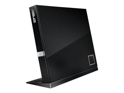 Asus sbc-06d2x-u external slim blu-ray combo drive bd reader dvd writer 6x bdxl m-disc USB 2.0 black, Black, medium