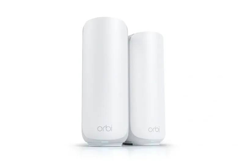 Netgear orbi 370 series rbe372 dual-band Wi-Fi 7 mesh system 2-pack be5000 5GBps 2.5G port 70 devices white-null