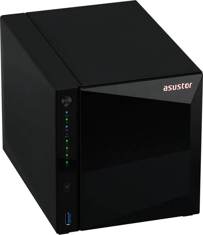 Asustor drivestor 4 pro Gen2 as3304t v2 4-bay diskless nas realtek rtd1619b quad-core 2GB ddr4 2.5GBe black-null