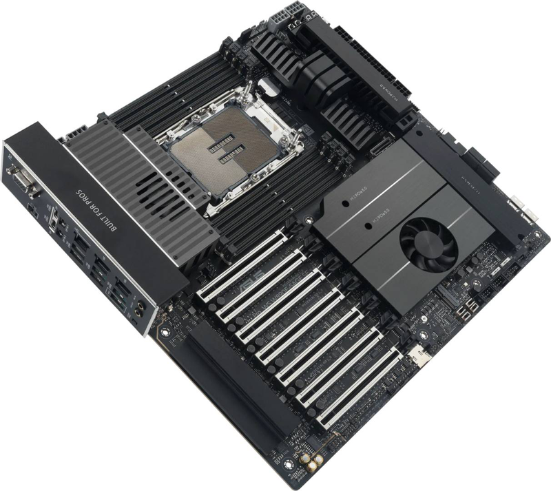 Asus pro ws w890e-sage se workstation motherboard socket lga 4710 intel w890 eeb 8x ddr5 rdimm pcie 5.0 dual 10GBe ipmi-null