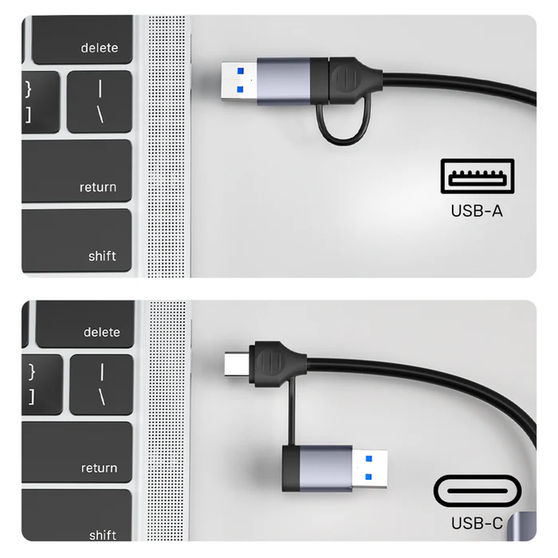 Unitek USB-c hub 3xUSBa sd/micro sd card reader h1320a, , medium-null
