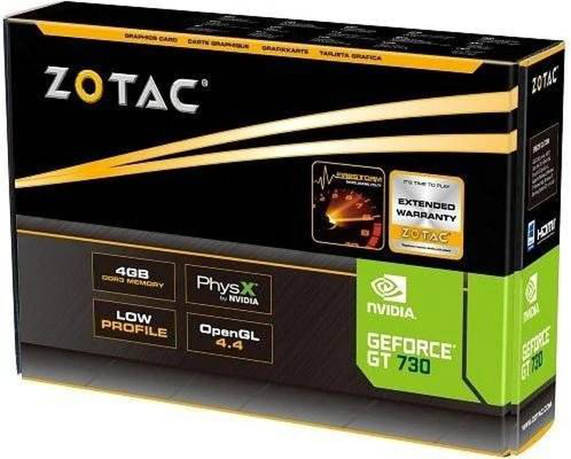 Gt 730 gddr3, 4GB passiv geforce graphics card zotac zone edition, , medium-null