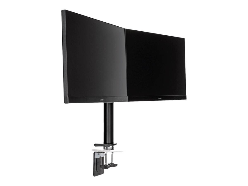 Iiyama ds1002c-b1 dual monitor desk arm for two 10-30 inch displays up to 10kg tilt swivel black-null