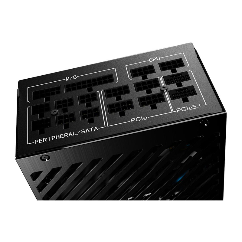 Lc-power lc1000p2 v3.1 platinum pro 1000w atx 3.1 psu 80+ platinum fully modular pcie 5.1 12v-2x6 black-null