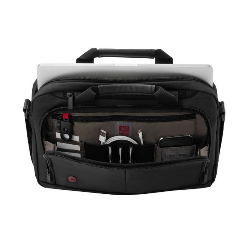 Product image: Wenger, source 14 laptop briefcase, black (r), , medium-null