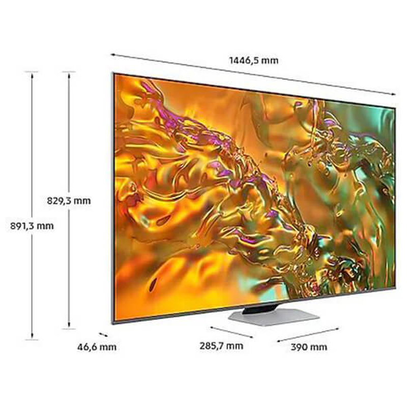 Product image: Samsung smart 50" 4k ultra HD QLED qe50q80datxxh (2024) TV-null