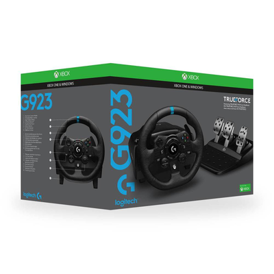 Logitech g923 trueforce racing wheel for xbox & pc ( 941-000158), Black, medium