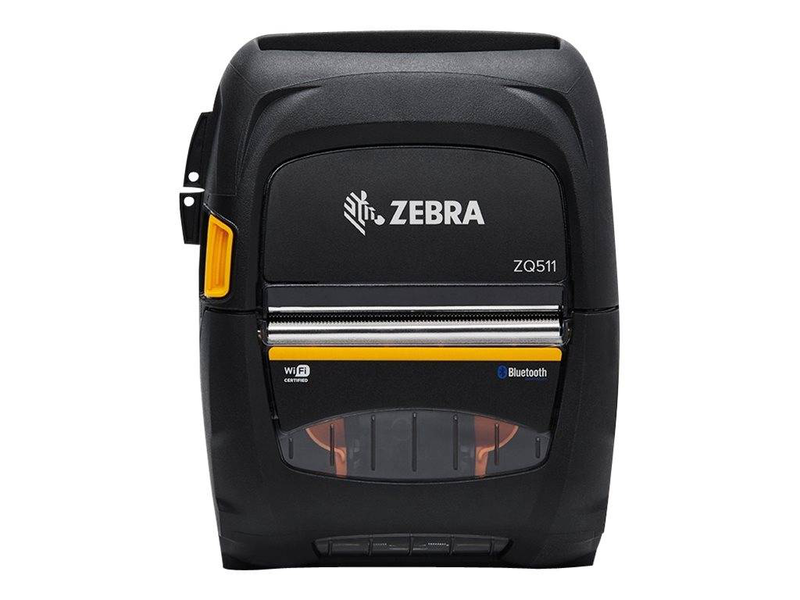 Zebra zq511 zq51-buw000e-00 3-inch mobile direct thermal label printer 203 dpi Wi-Fi bluetooth nfc rugged black-null