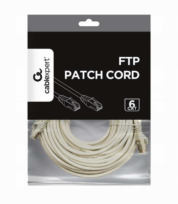 Cablexpert pp6-30m | f/ftp cat.6 ethernet network cable 30m 1pcs gray, , medium-null