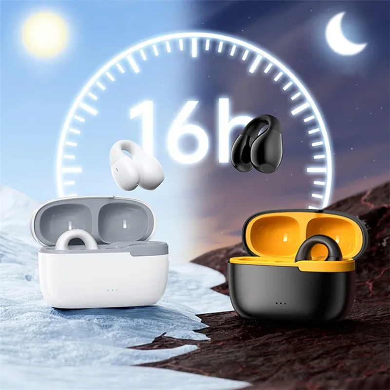 Remax cozybuds-w11 clip-on true wireless earphones bluetooth black, , medium-null