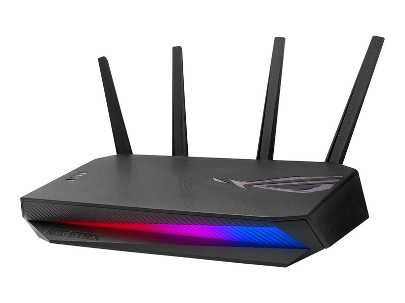 Asus rog strix gs-ax5400 dual-band ax5400 Wi-Fi 6 gaming router 4x gigabit lan gaming port USB 3.2 aimesh black-null