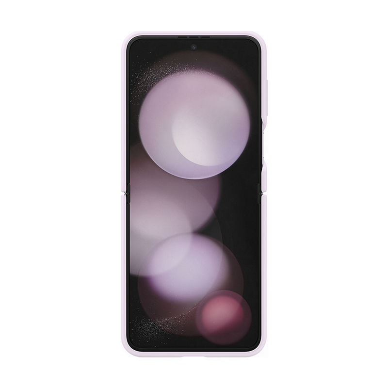 Product image: Galaxy z flip5 silicone with ring lavender-null