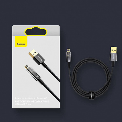 Baseus cable lightning to USB a auto power off