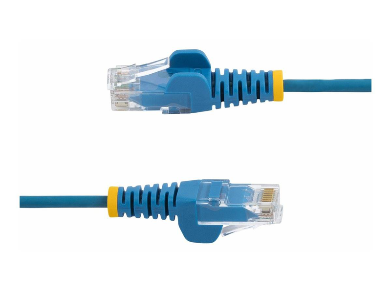 Startech.com 7m blue slim cat6 ethernet cable, snagless, 28awg, lszh / patch cable / rj-45 (m) to rj-45 (m) / 7 m / 3.6 mm / utp / cat 5/5e/6 / ieee 802.3bt / halogen-free, snagless / blue-null