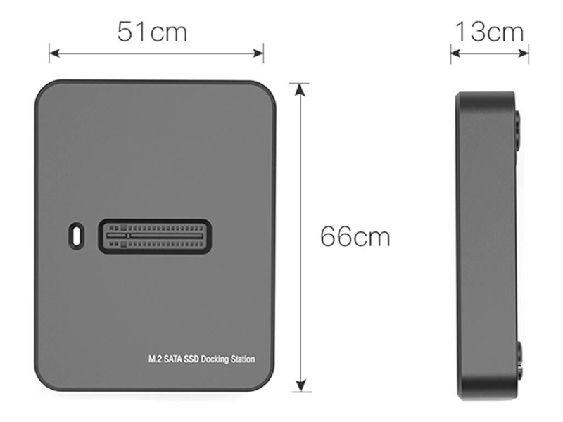 Gembird dd-u3m2 SSD docking station m.2 m.2 card (pcie nvme & sata) / USB 3.2 (gen 2) / black, , medium-null