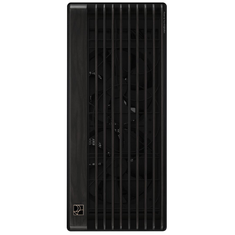 Asus proart pa602 wood edition e-atx mid tower pc case 2x 200mm 1x 140mm fans USB-c 20GBps 450mm GPU dust sensor black-null