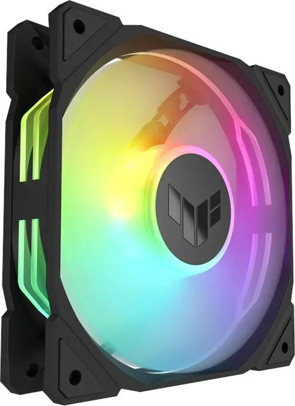 Asus tuf gaming tr120 argb reverse 120mm pwm case fan aura sync 2000 rpm black 90da00d0-b09000-null