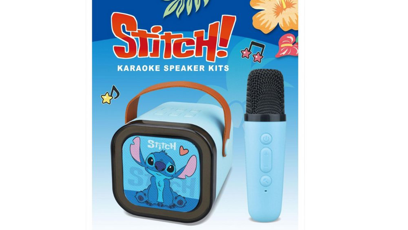 Stitch karaoke speaker kit &ndash; bluetooth speaker with microphone, , medium-null