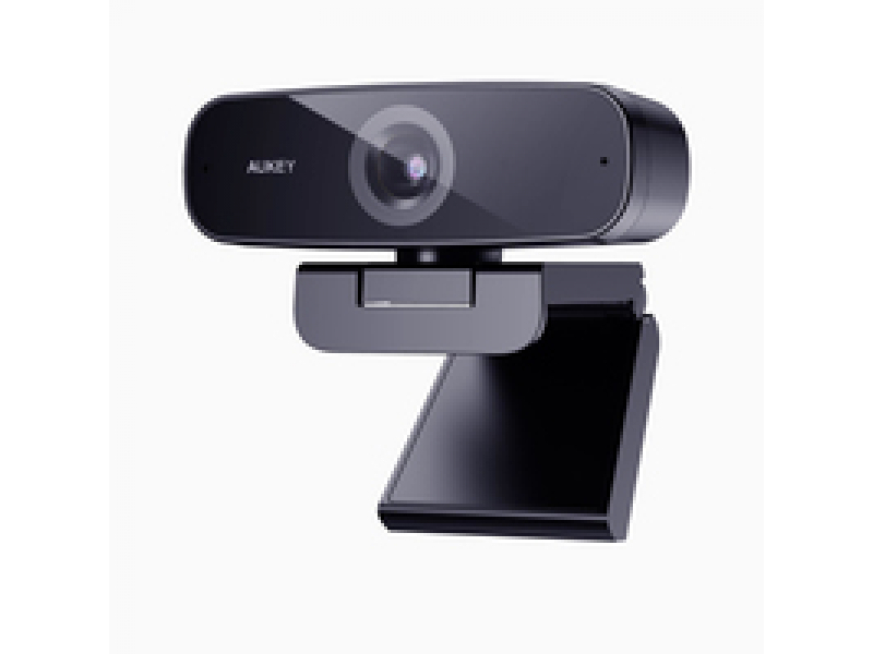 Aukey pc-w3 - webcam - colour - 2 mp - 1920 x 1080 - 1080p - fixed focal - audio - USB, , medium-null