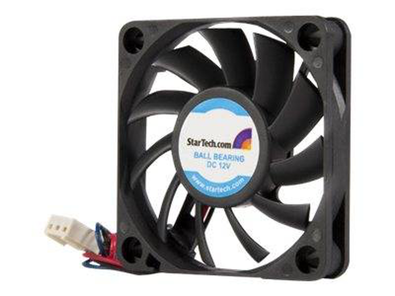 Startech.com 60x10mm replacement ball bearing computer case fan w/ tx3 connector / system fan kit / 60 mm, , medium-null