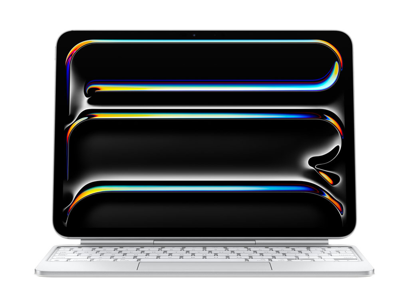 Apple magic keyboard - keyboard and folio case - with trackpad - backlit - apple smart connector - qwertz - german - white - for apple 11-inch ipad pro (m4), , medium-null