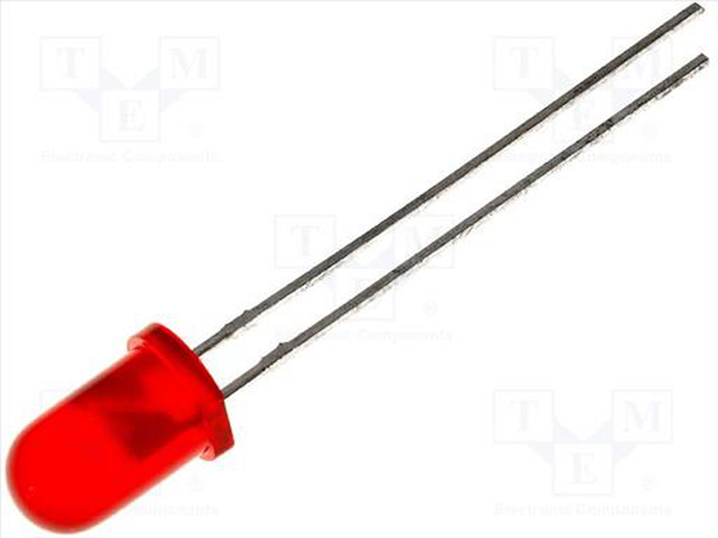 Led 12v 5mm red x2pcs, , medium-null