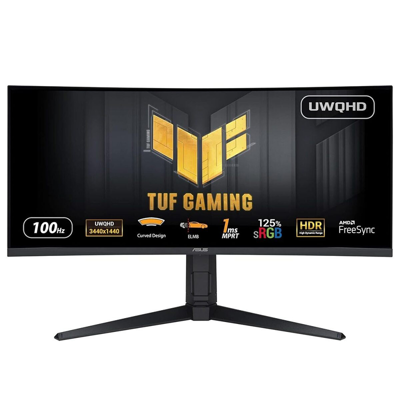 Asus tuf gaming vg34vqel1a 34" &omicron;&theta;ό&nu;&eta; va curved 100hz freesync hdr10 3440x1440-null