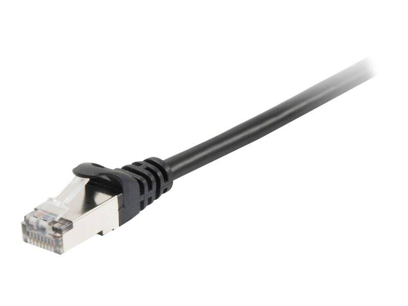 Equip - patch cable - rj-45 (m) to rj-45 (m) - 1 m - sftp, pimf - cat 6 - halogen-free, molded, snagless, stranded - black (pack of 40)-null