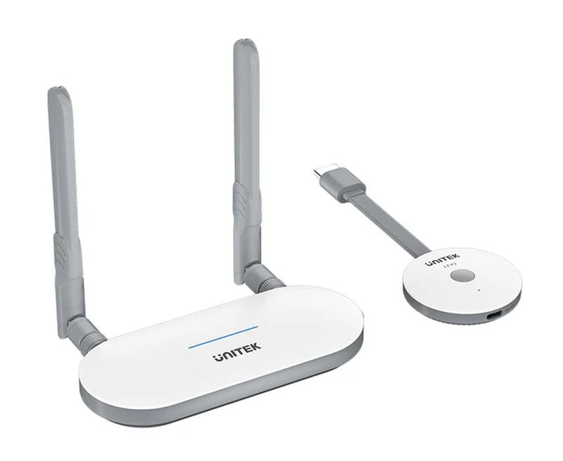 Product image: Unitek wireless HDMI transmitter & receiver kit up to 50m white v1183a, , medium-null