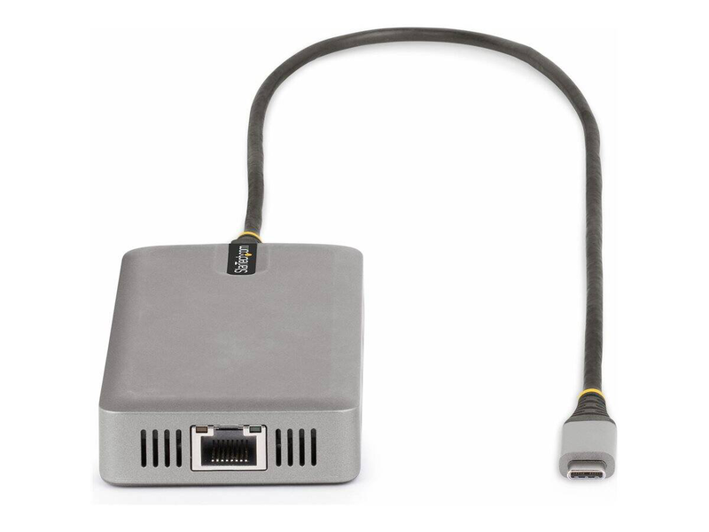 Startech.com 117b-USBc-multiport USB-c triple-monitor multiport adapter dual 4k 60hz HDMI displayport 100w pd gbe grey-null