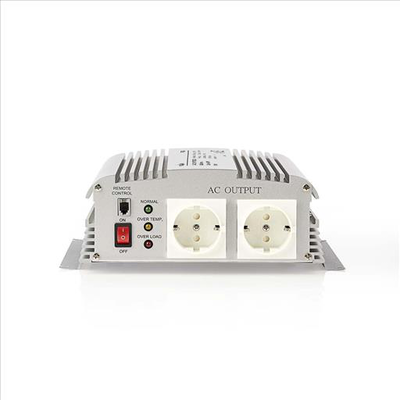 1000w power inverter modified sine wave 24vdc - 230vac  2x schuko output, , medium