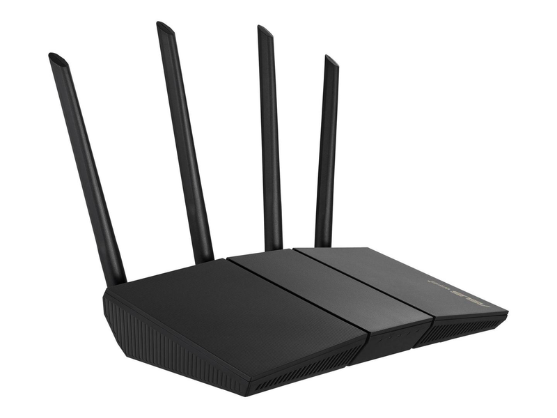 Asus rt-ax57 ax3000 dual-band Wi-Fi 6 router 4x gigabit lan gigabit wan 4 antennas aimesh ofdma black-null