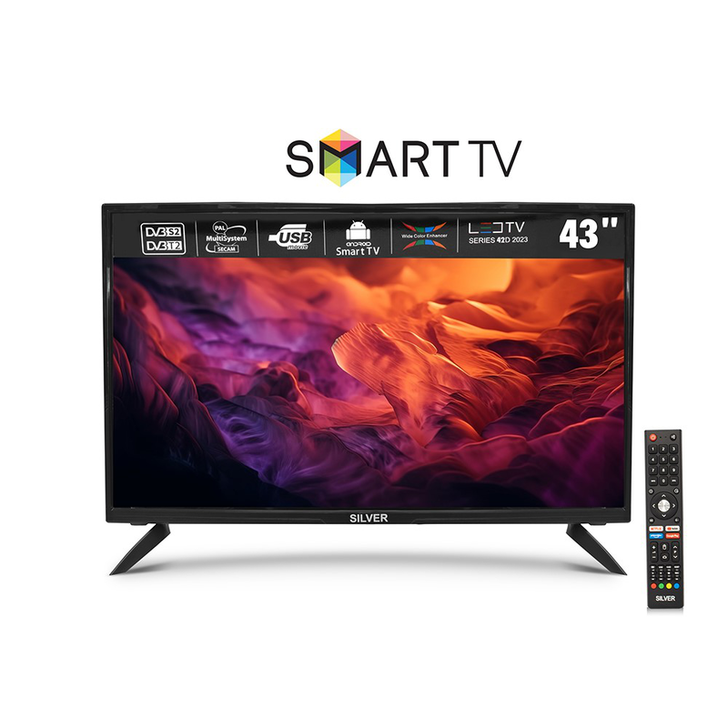 Silver si43d1 43" full HD dled TV image number null